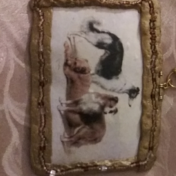 Handmade picture and frame - Picture 1 of 6